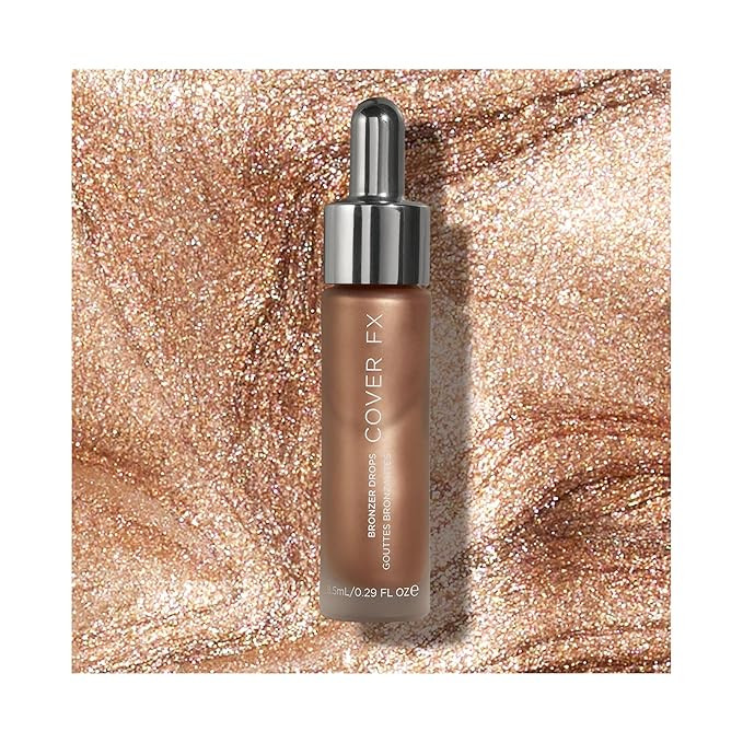 COVER FX Custom Bronzer Drops - Gilded Glow: Rich Bronze - 1 Fl Oz - Radiant Glow Liquid Bronzer ... | Amazon (US)