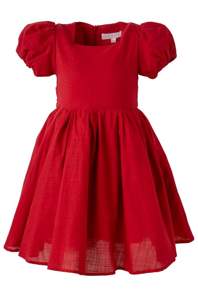 Mini Cupcake Dress in Red | Ivy City Co
