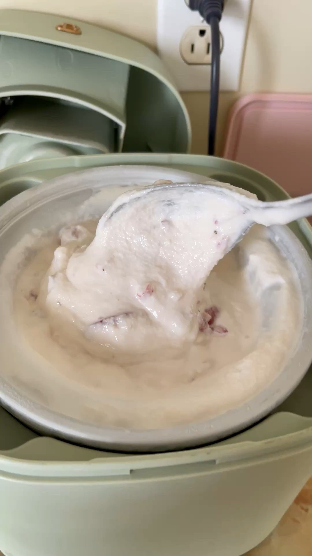 Made the yummiest homemade strawberry ice-cream 🍓🍨🍦 recipe coming to my IG on Friday! It’s SO SO GOOD! @walmart 

#homemade #icecream #icecreammaker #beautiful #drewmorre #Walmart #homemadeicecream

#LTKmomlife #LTKfoodie #LTKKids