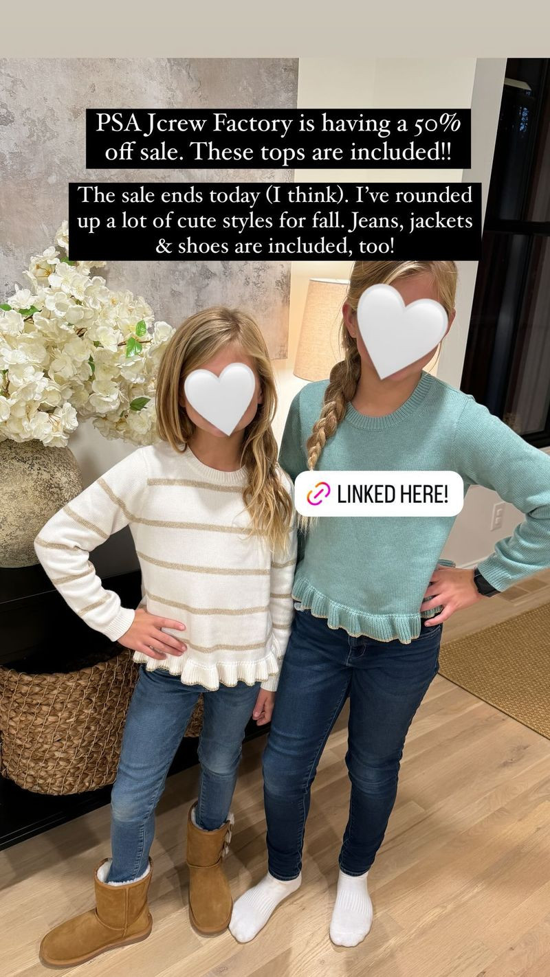 Jcrew Factory Sale 50% off

#LTKStyleTip #LTKSeasonal #LTKSaleAlert