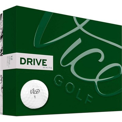 Vice Drive Golf Balls - 12pk: Urethane Shell, Age 13+ | Target