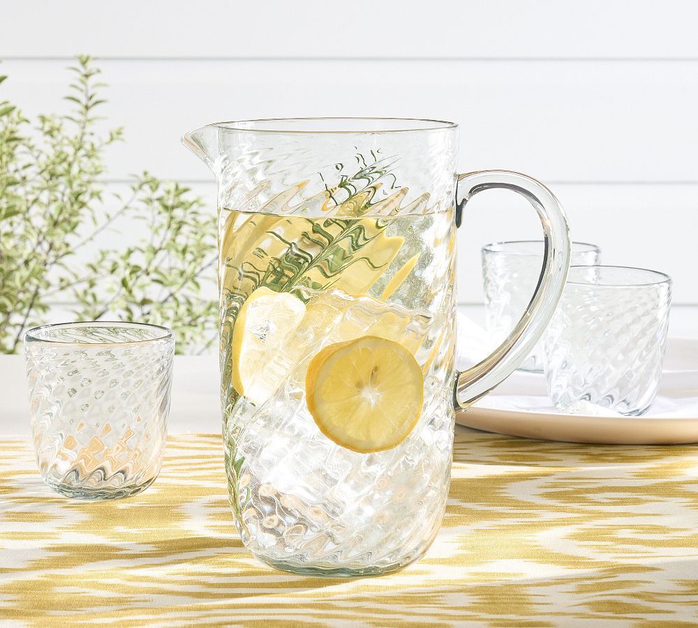 Twist Outdoor Pitcher | Pottery Barn (US)