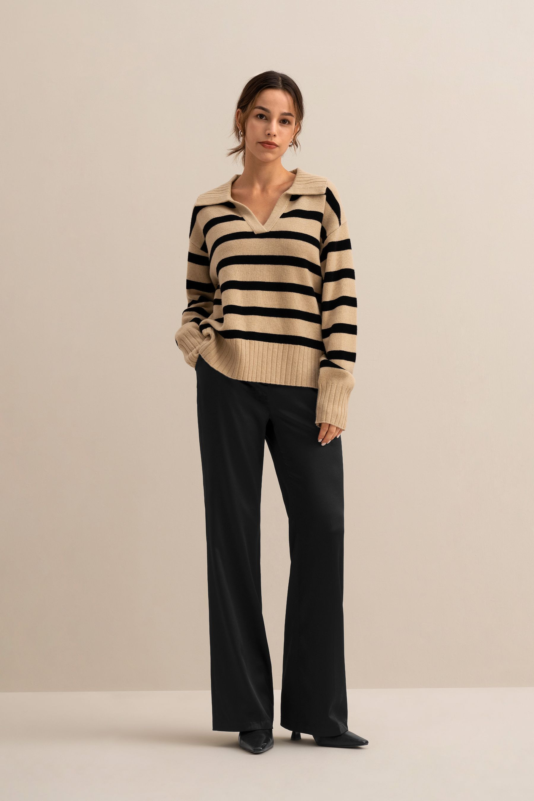 Gilly Stripe Sweater | LilySilk