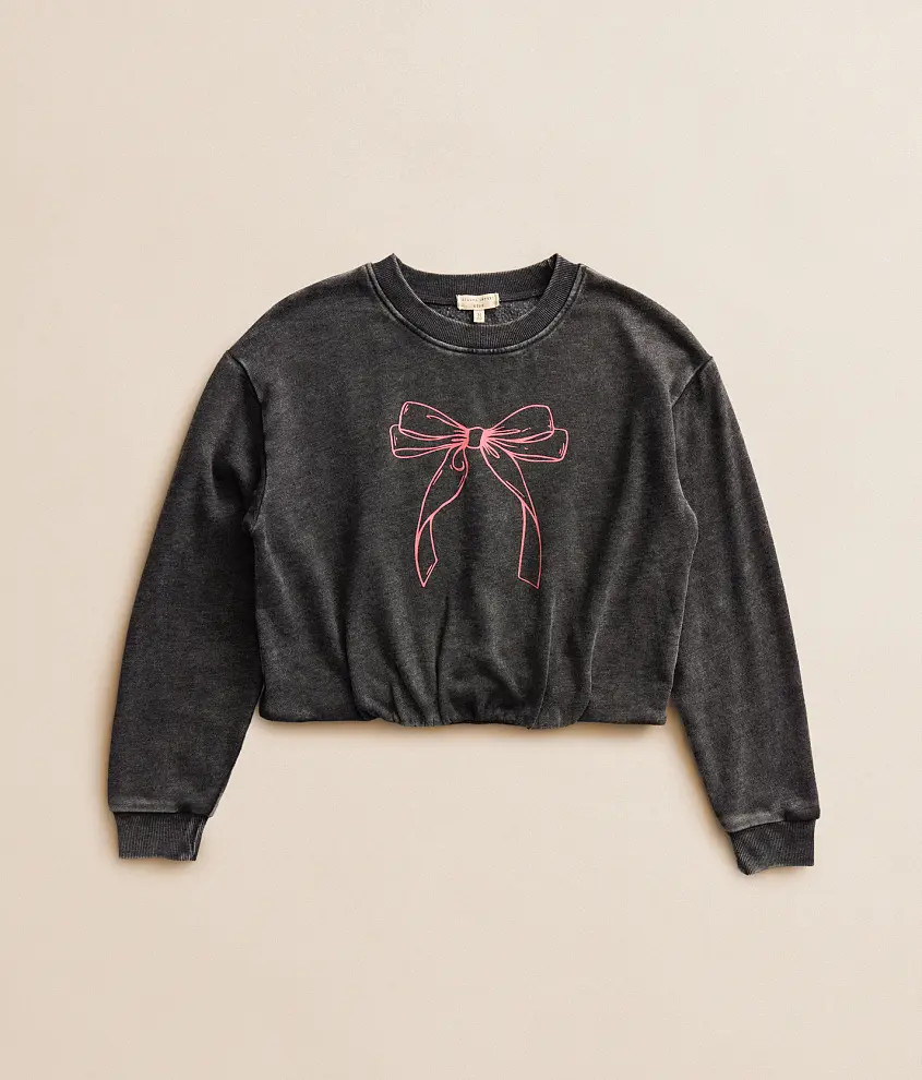 Girls - Bow Pullover | Buckle