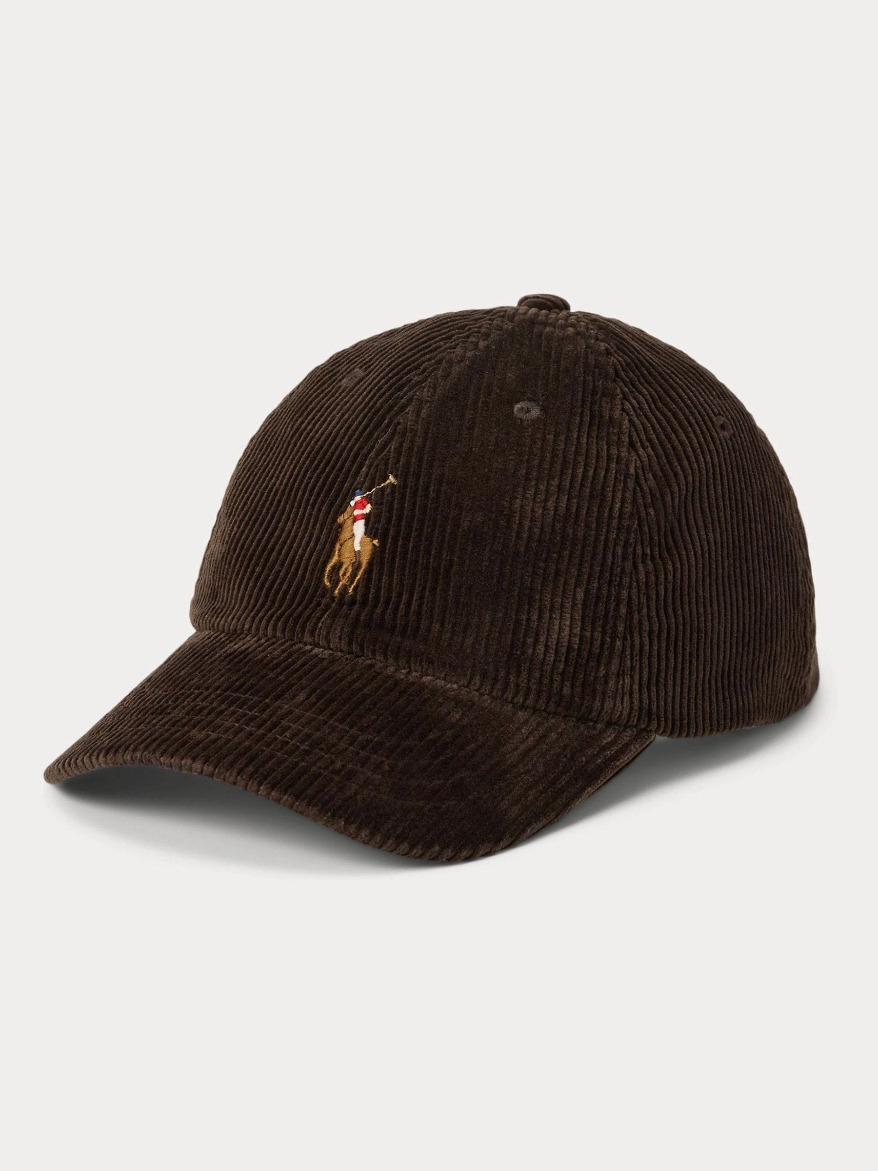 Polo Ralph Lauren Polo Ralph Lauren Brown Cotton Corduroy Sports Cap | Next US