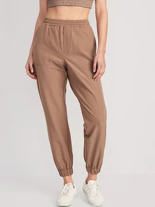 High-Waisted All-Seasons StretchTech Water-Repellent Jogger Pants for Women | Old Navy (US)