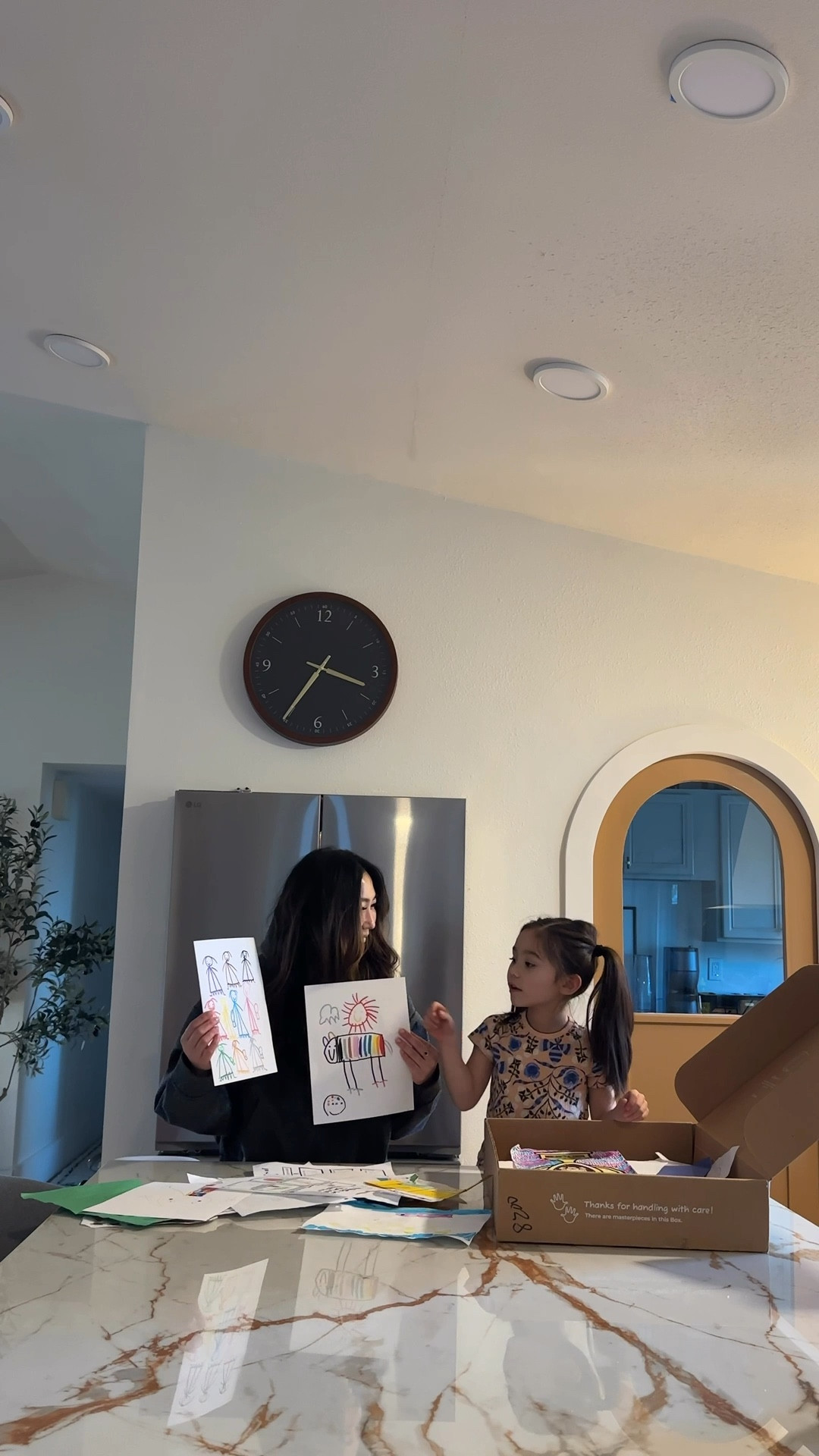 https://www.artkiveapp.com/
Ok I am totally that mom who thinks every piece of art is a masterpiece so I’m so excited to partner with Artkive - I love Sloane's art work from her very first drawings of people to the colorful rainbows and patterns. Artkive is so easy to use, convient for us busy parents, and you're able to personalize it to display YOUR kids' masterpieces. use code AMANDAH20 for $20 off your order. It was so fun to pick out the art together, fill the box, ship it in. Artkive makes it an easy, and fun project! The perfect coffee table book! Mothers Day Gift idea


#LTKKids #LTKMothersDay #LTKHome