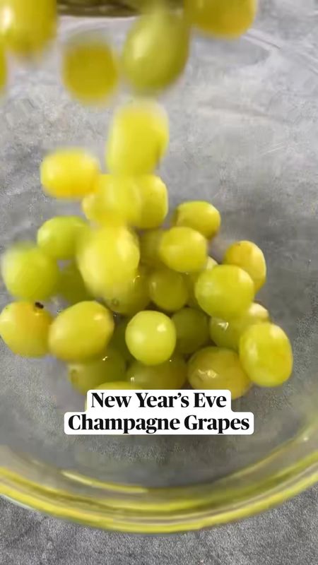 NYE Ideas ✨ Prosecco or Champagne Grapes are a fun add to NYE or any other holiday gathering. RECIPE ⬇️

Ingredients:
- grapes
- Prosecco
- vodka (optional)
- granulated sugar

Directions
- Wash grapes thoroughly.
- Place grapes in bowl and cover with Prosecco (add optional vodka at this time).
- marinate refrigerated for 12+ hours.
- Drain grapes.
- Toss in sugar.
- serve as is or freeze for 2+hours then serve

Freezing will help sugar stick.

#feedfeed #food52 #imsomartha #nye

#LTKunder100 #LTKSeasonal #LTKhome