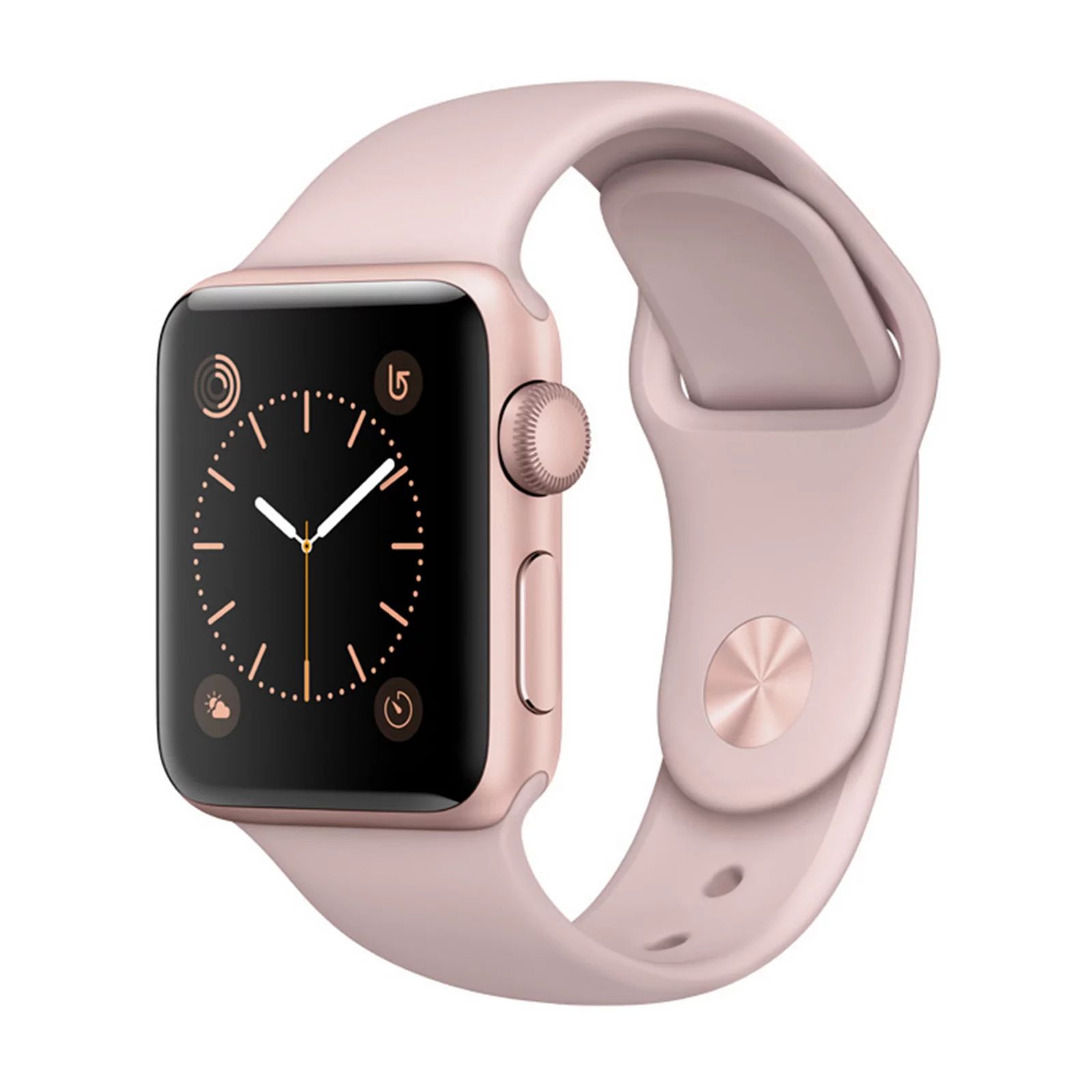 Apple Watch Series 2 (38mm Rose Gold Tone Aluminum with Pink Sand Sport Band) | Kohl's