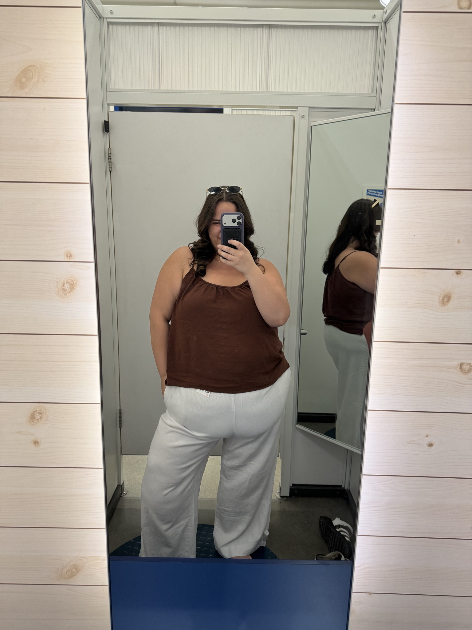 Linen pants from old navy wearing 2x

#LTKPlusSize