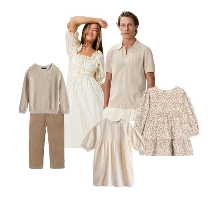 Neutral outfits for family photos. Mixing textures and patterns like knit, gauze, and floral prints.

Works perfect for newborn photos, spring photos or Easter outfits. Featuring favorites from Quince 

#LTKBaby #LTKKids #LTKMens