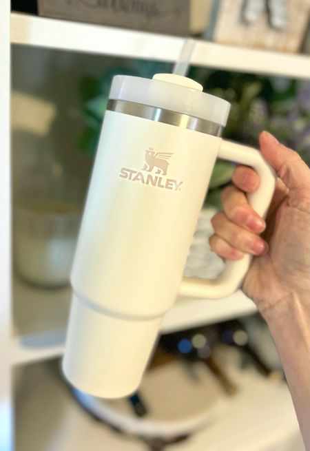 The 30oz drink tumbler from Stanley! I really like this version and size. 
Color - cream 

#LTKstyletip #LTKFind #LTKSeasonal