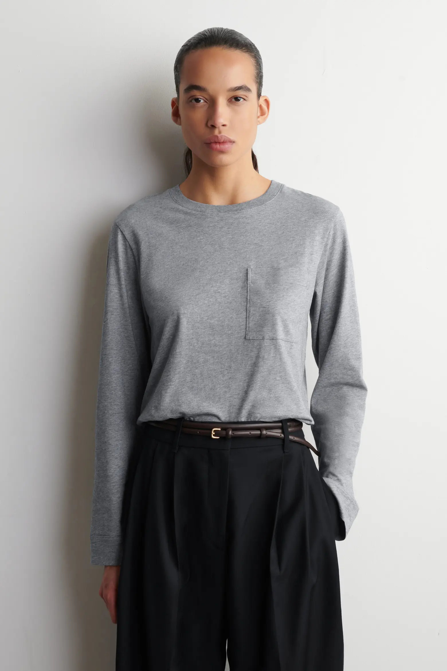 Cotton Long-Sleeved T-Shirt (Women) | Nordstrom | Nordstrom