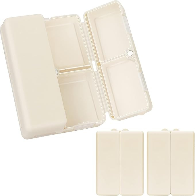 FYY Daily Pill Organizer,2 Pcs 7 Compartments Portable Pill Case Travel Pill Organizer,[Folding D... | Amazon (US)