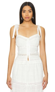 LOBA Valeria Top in Ivory from Revolve.com | Revolve Clothing (Global)