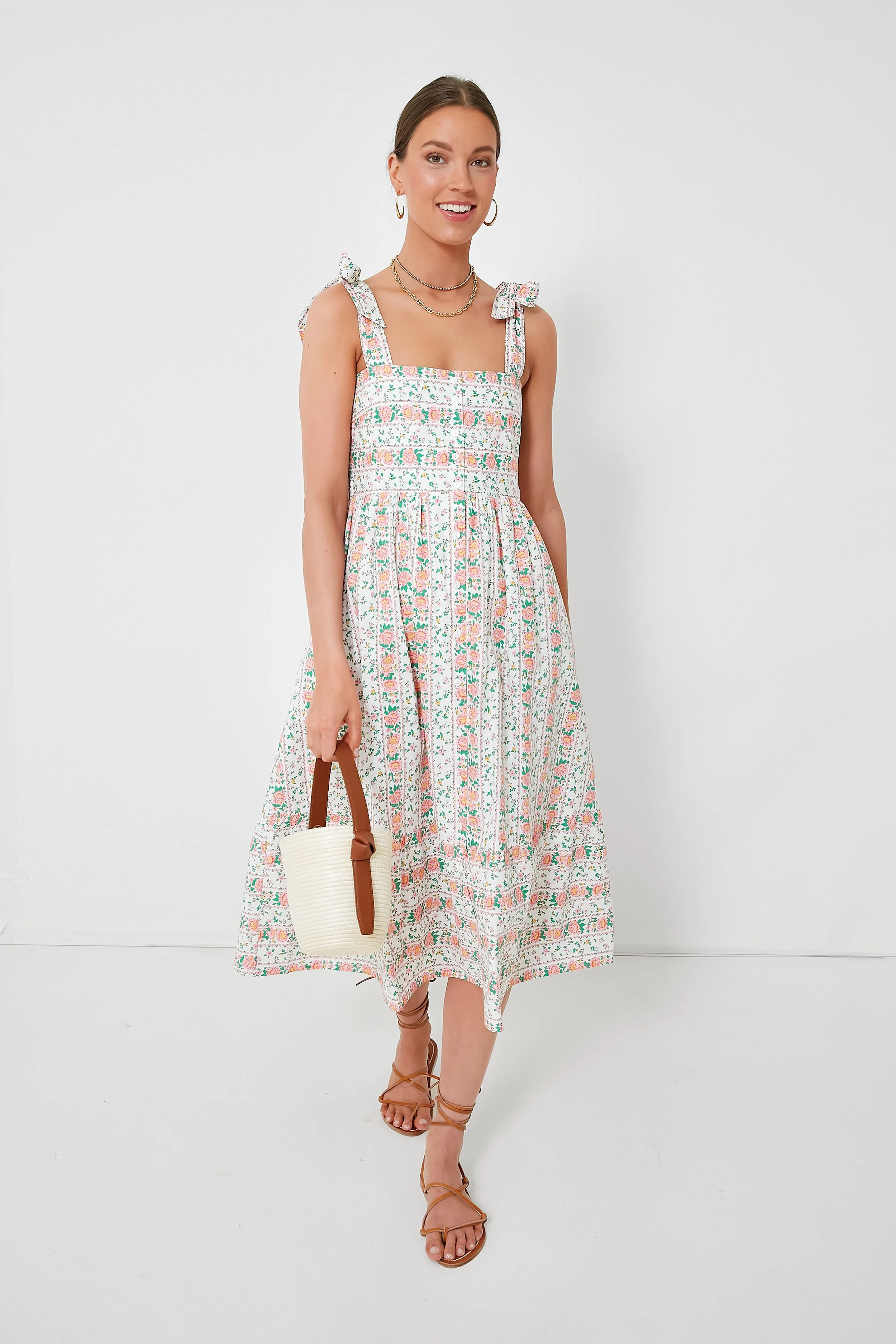 Floral Lupine Maxi Dress | Tuckernuck (US)