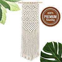 SnugLife Macrame Wall Hanging - Beautiful Boho Decor Handmade Woven Tapestry for Home, Kitchen, Nurs | Amazon (US)