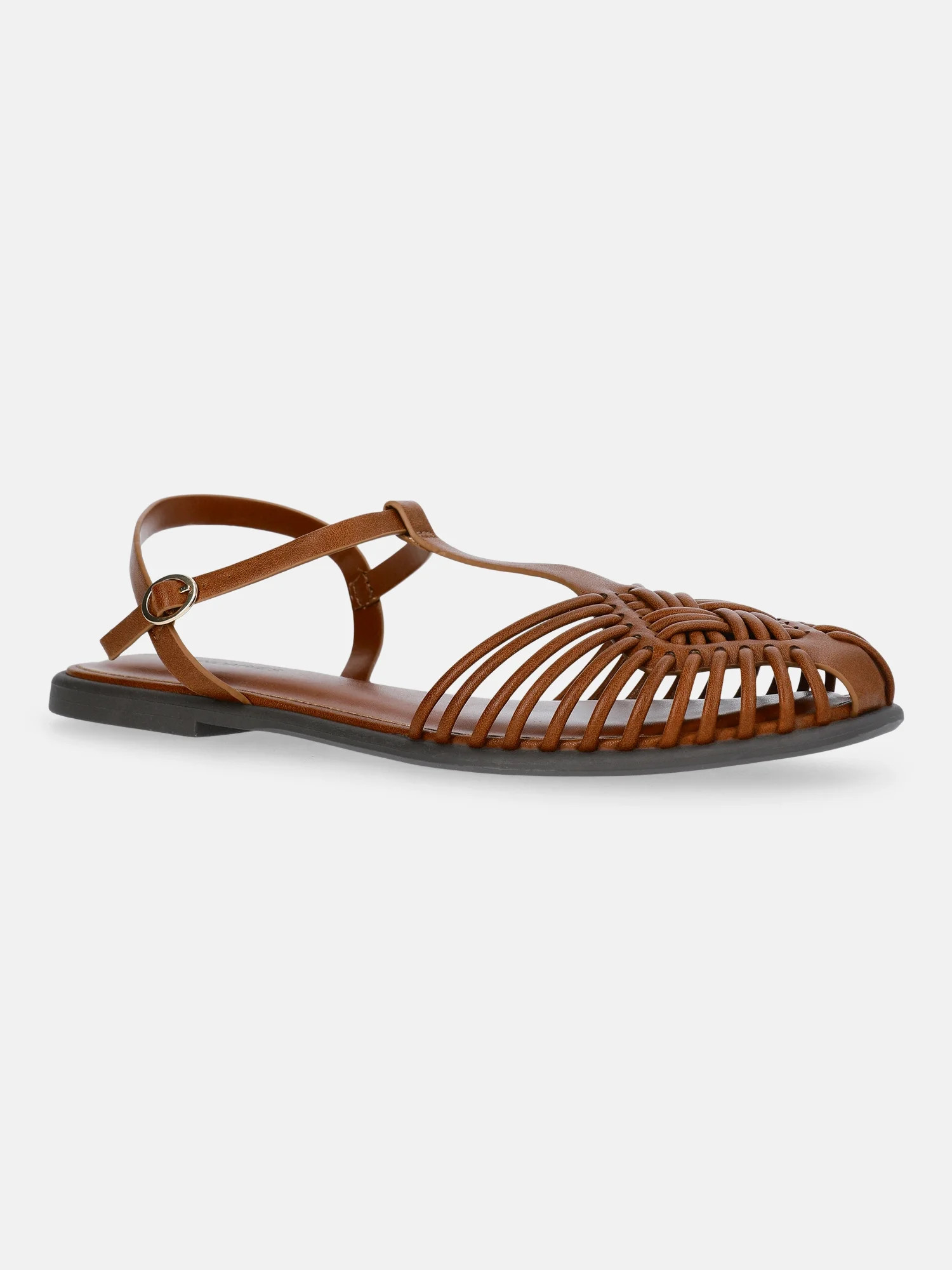 No Boundaries T-Strap Huarache Sandals, Women's - Walmart.com | Walmart (US)