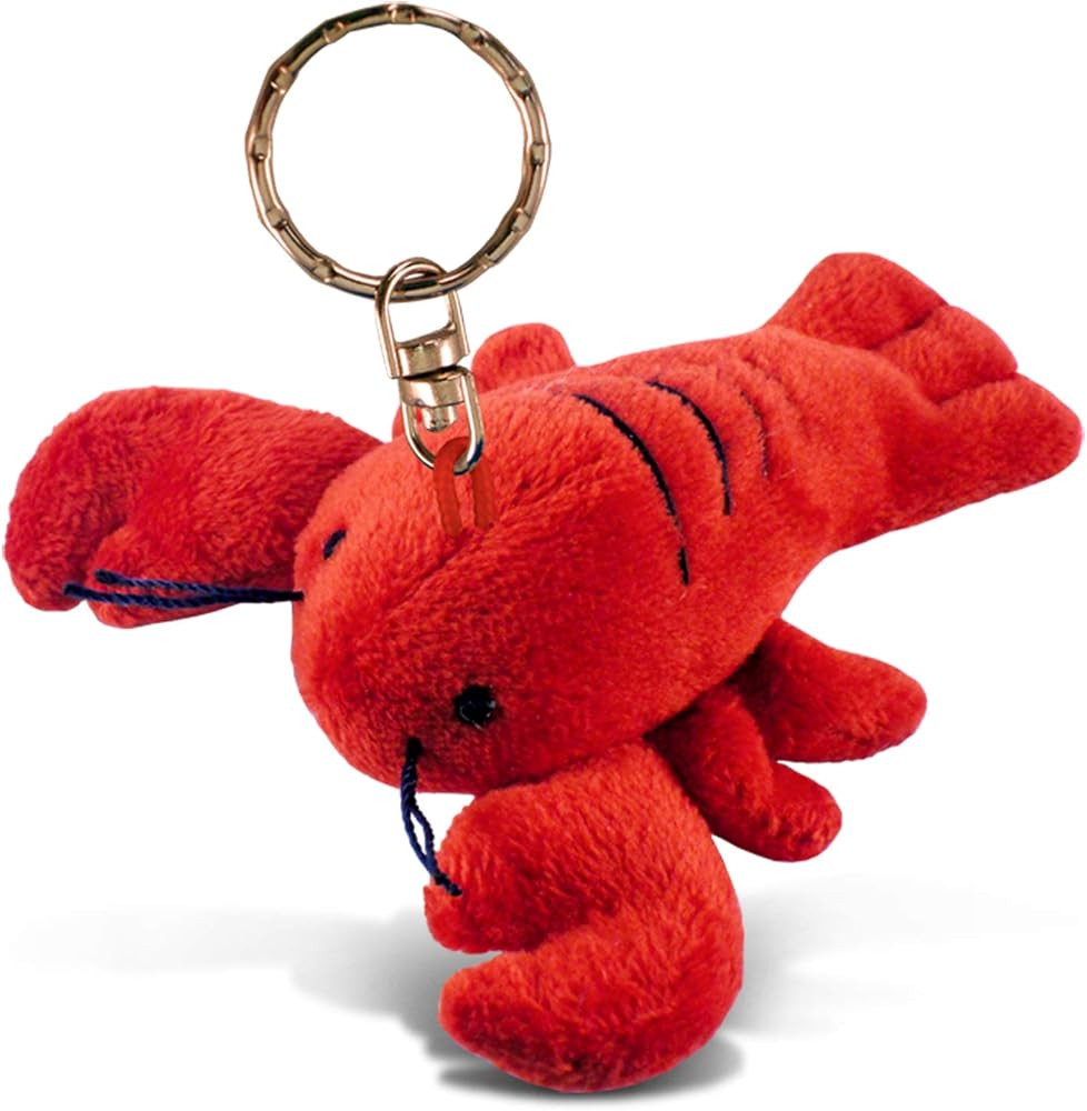 Puzzled Red Lobster Plush Keychain Stuffed Animal - Super Soft Ocean Animal Lobster Stuffed Toy K... | Amazon (US)