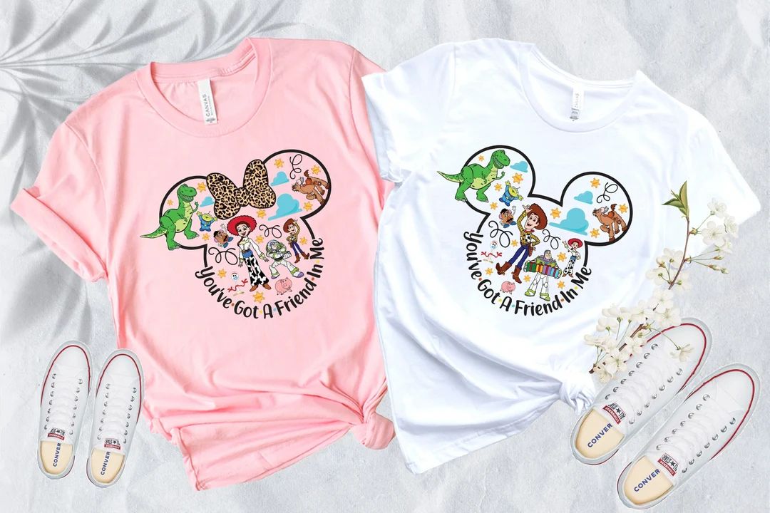 You've Got A Friend In Me, Toy Story, Ears shirt, Disney Toy Story, Woody buzz world, Friends Toy... | Etsy (US)