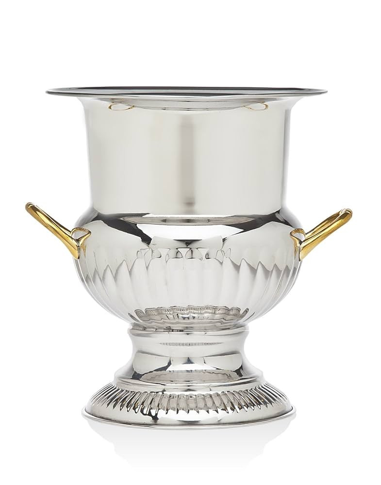 Godinger Ice Bucket with Brass Handle, 10in | Amazon (US)