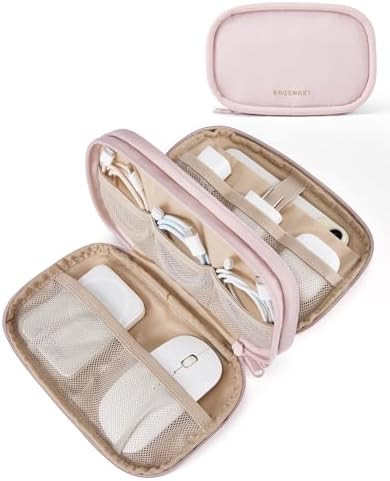 BAGSMART Cord Organizer Travel Cable Bag, Compact Tech Electronic Organizer Travel Case, Essentia... | Amazon (US)