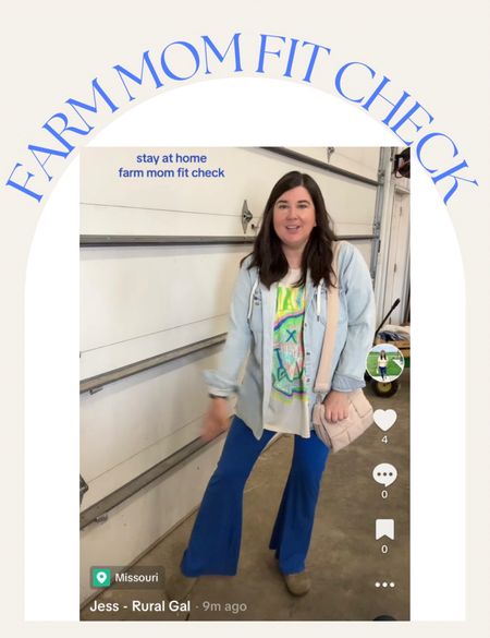 Farm Mom Fit Check - all Walmart and Amazon. Casual mom style. Urban outfitters lookalike  

#LTKmidsize #LTKstyletip #LTKitbag