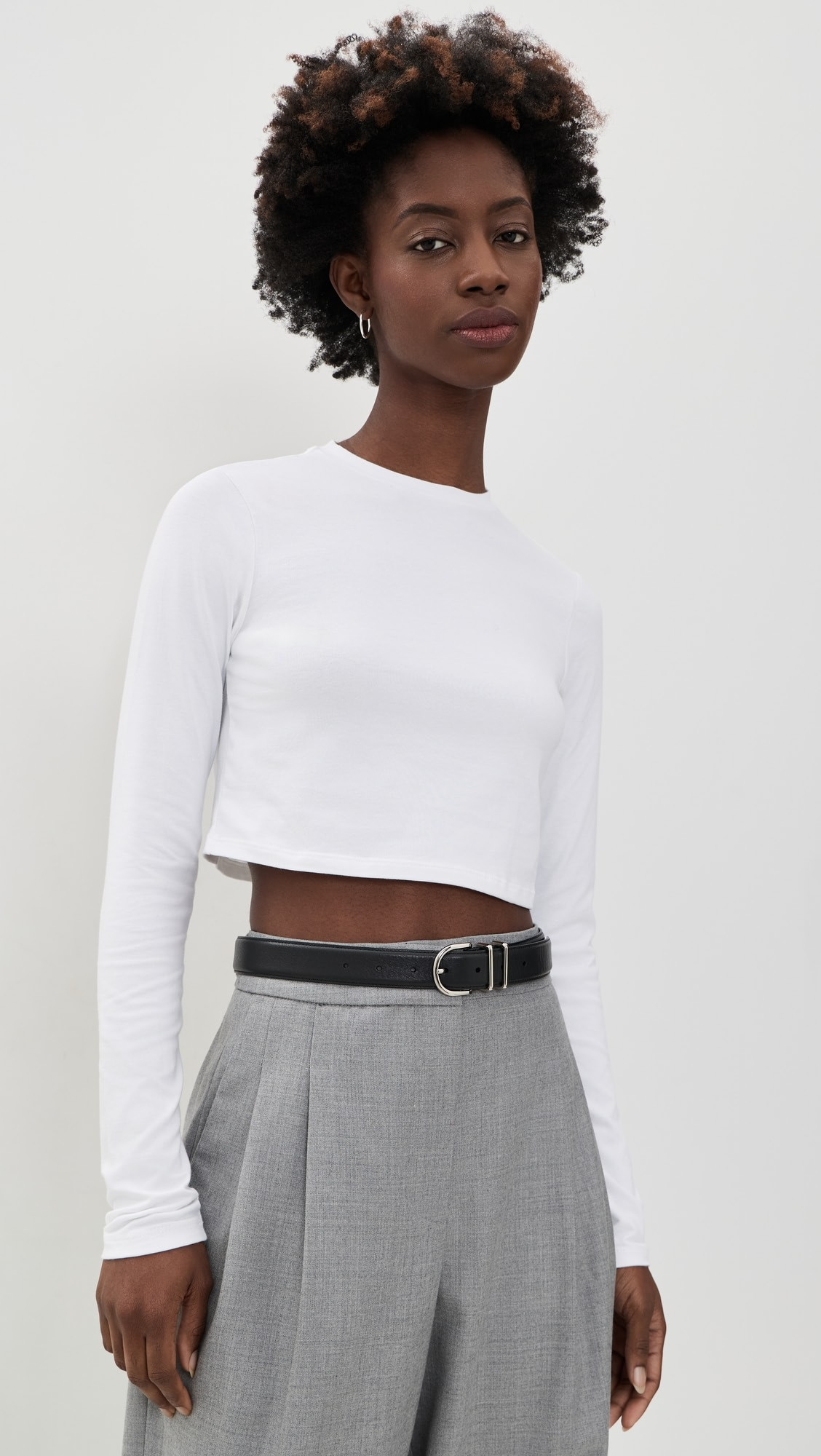 The Laura Long Sleeve Crop Top | Shopbop