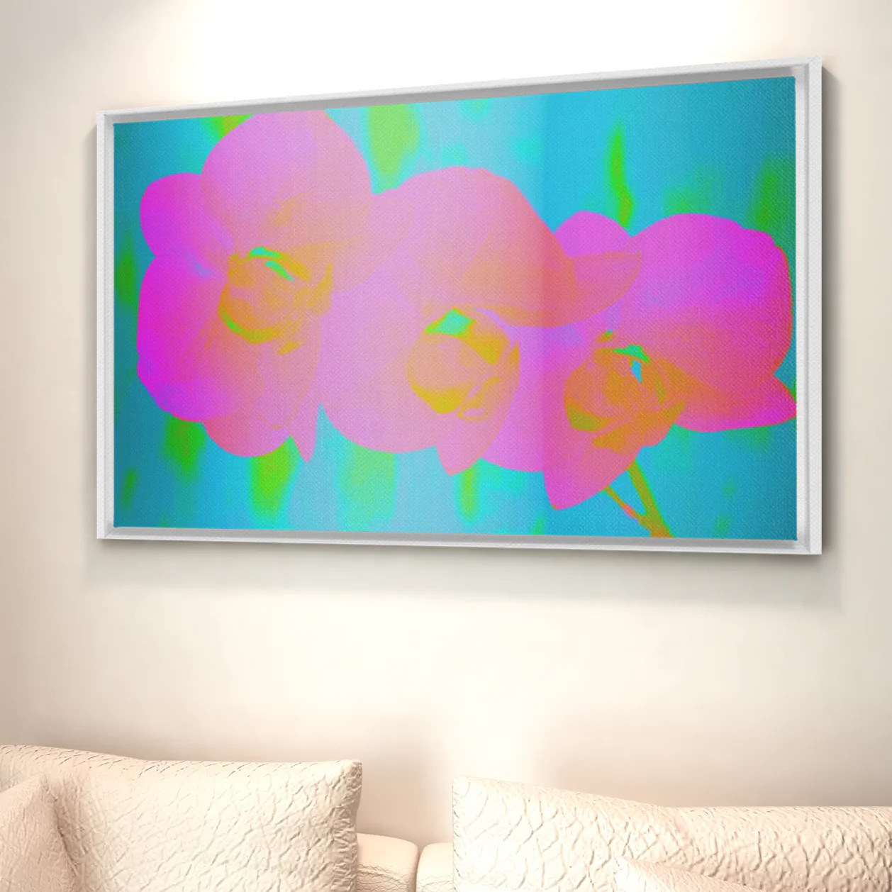 Orchid Dance Framed Canvas Print | ArtSugar