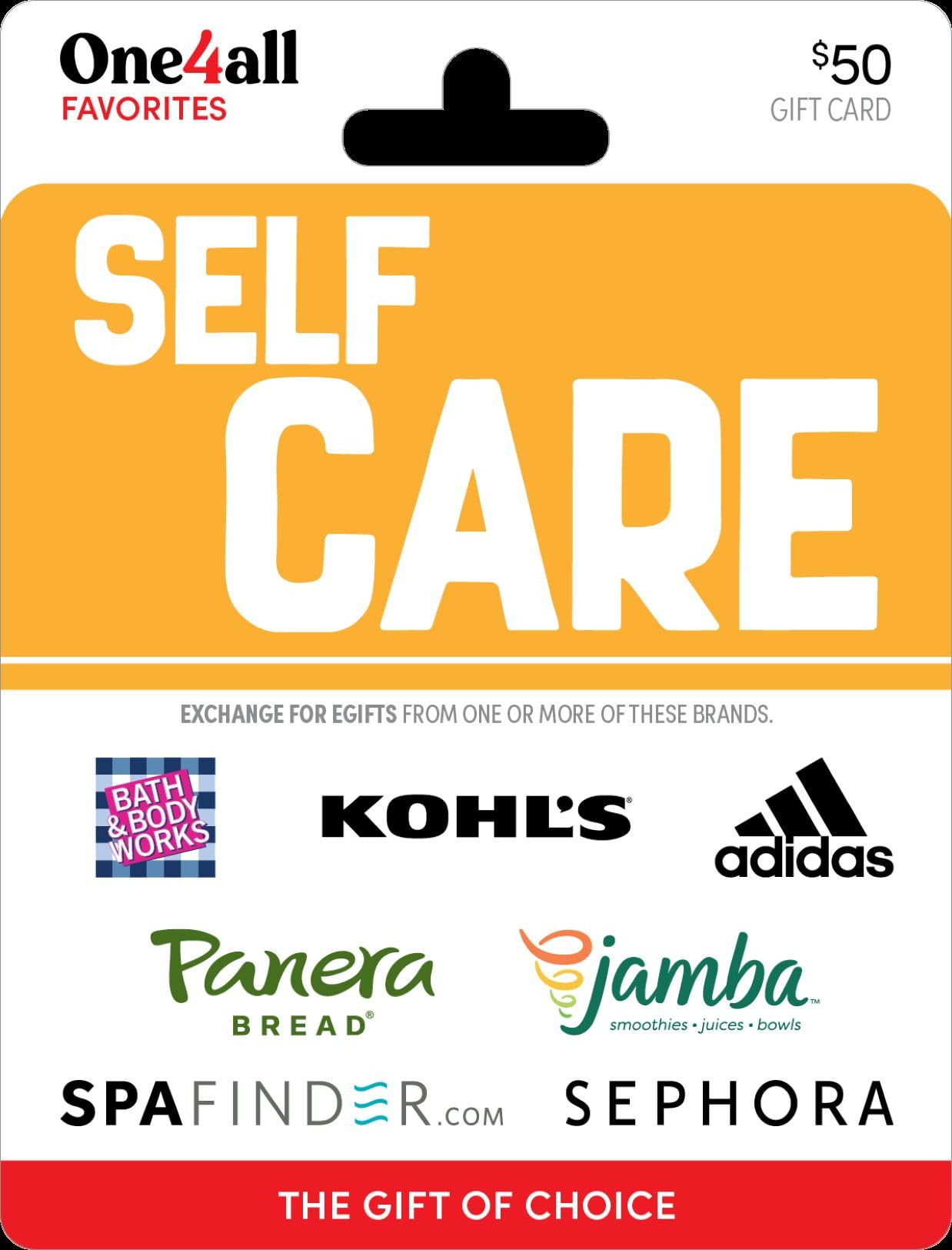 One4all Self Care Physical Gift Card | Amazon (US)
