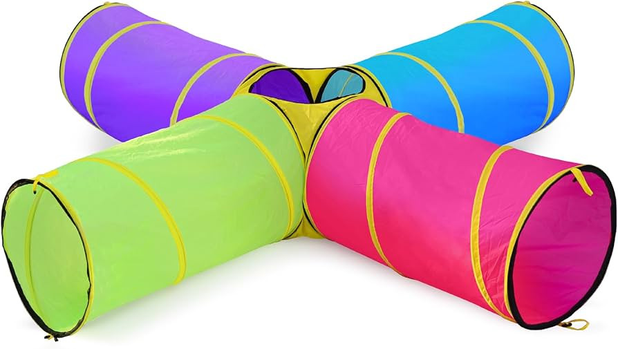 Hide N Side Kids Play Tunnels, Indoor Outdoor Crawl Through Tunnel for Kids Dog Toddler Babies Ch... | Amazon (US)