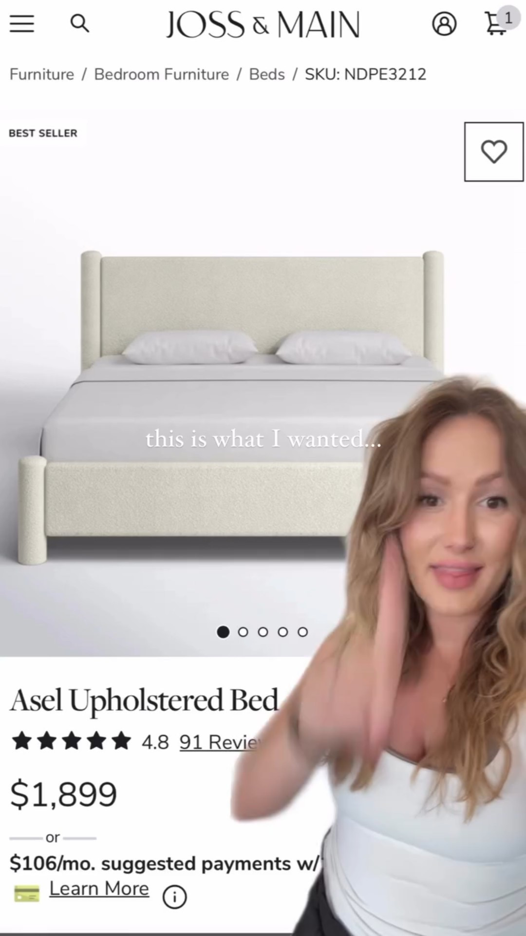 Wait. How is this the same exact bed?! 

I’ve had this dupe for working on a year and it’s still 10/10 in my book. 
Sturdy, no squeaking, and so pretty! 

🗣️SHOP for the details! 

https://liketk.it/5VALb
#bedroomfurniture #homeinspirations #home4you #cozyhomedecor