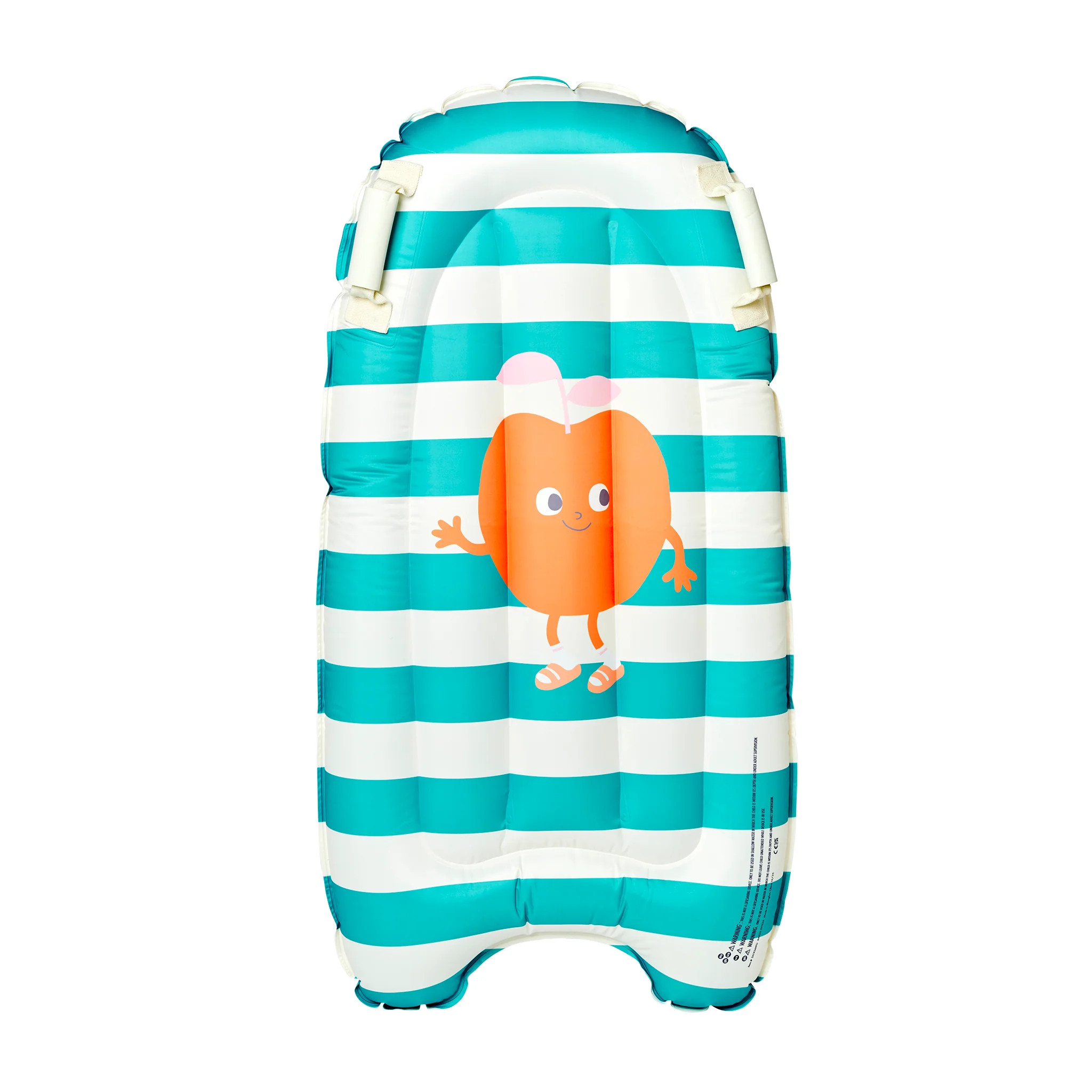 Kids Surf Mat - Poppy the Peach Green Stripe | SUNNYLIFE US