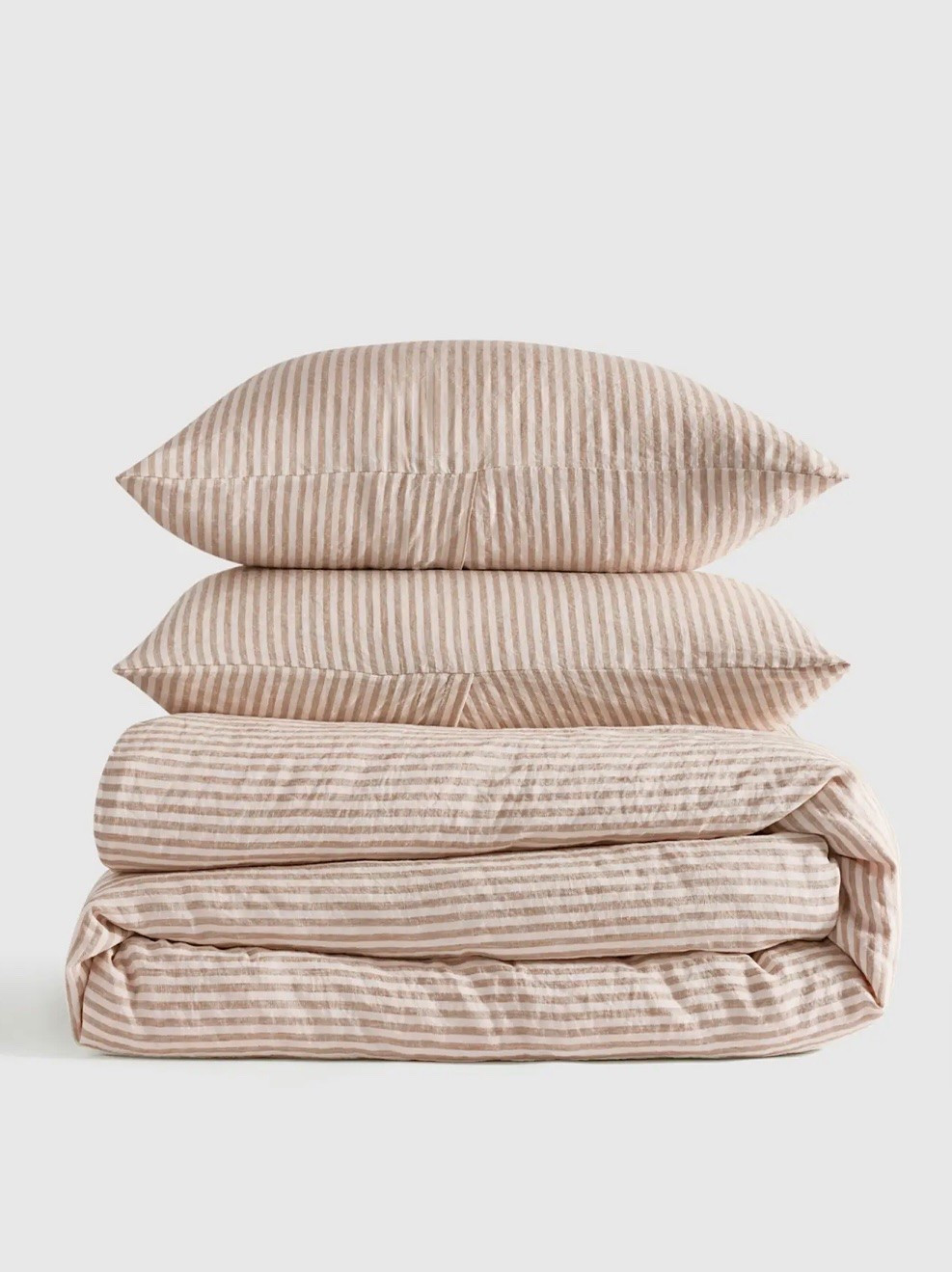 Stripe linen bedding in stock!

#LTKHome