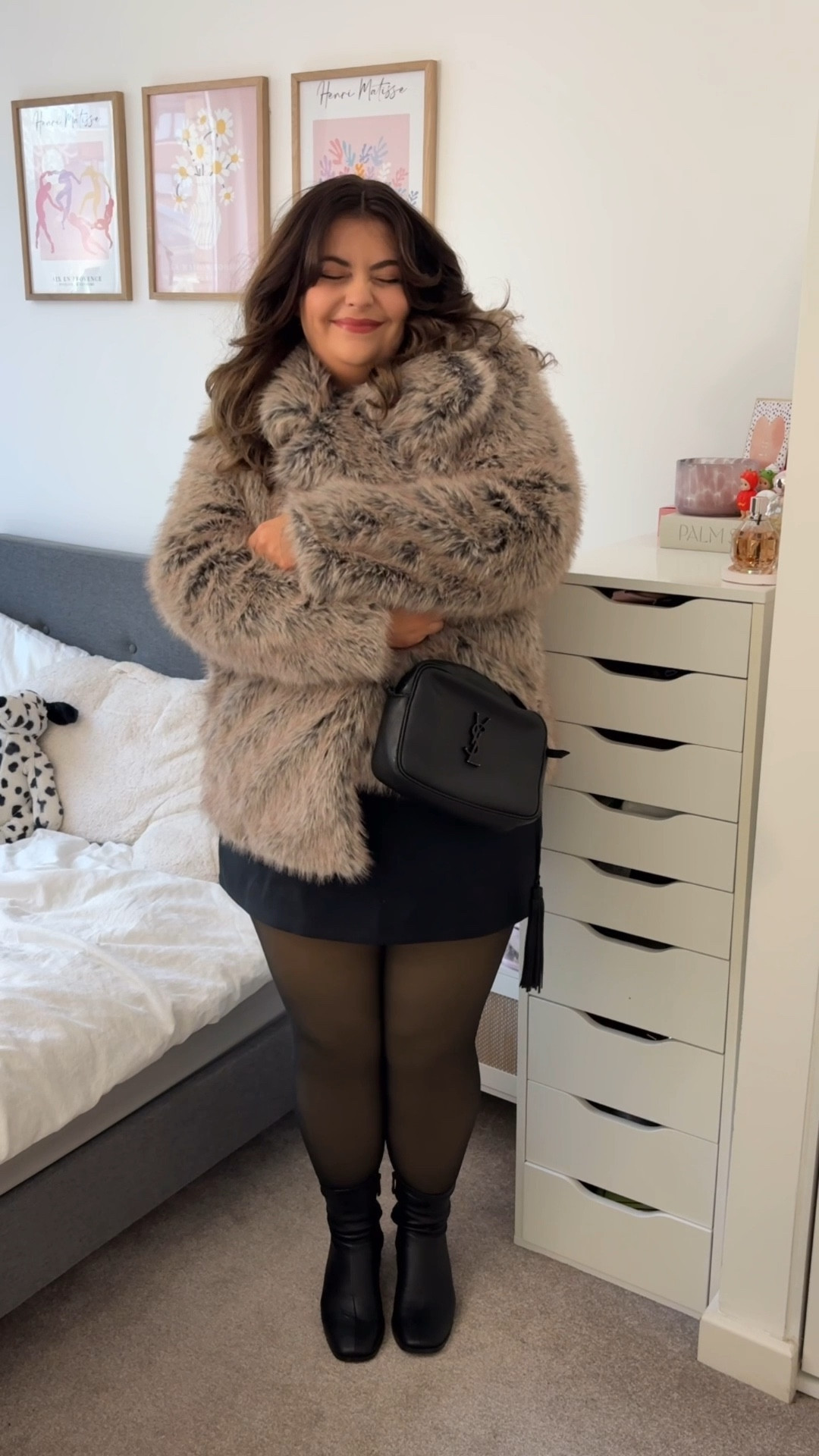 Thermal tights winter outfit 🥶 

Wearing a large in the tights, and an XL in the skort

#LTKmidsize #LTKuk #LTKfestive