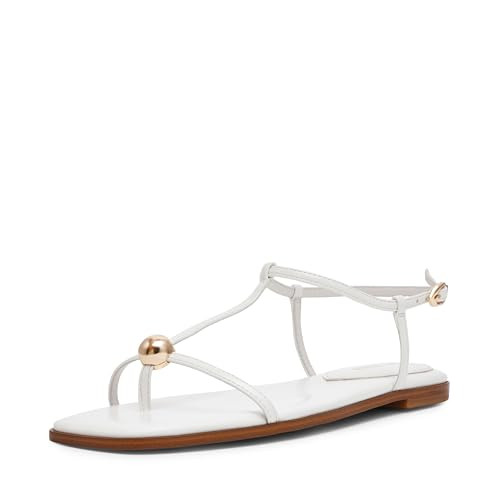 Steve Madden Women's Ritzy Sandal, Bone, 6 | Amazon (US)