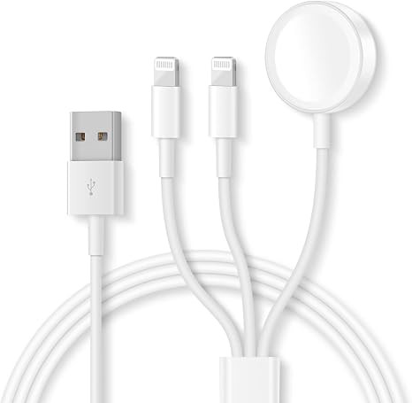 Amazon.com: Watch Charger Cable Compatible for Apple Watch Series 8 7 6 5 4 3 2 1 SE1 SE2, Watch ... | Amazon (US)