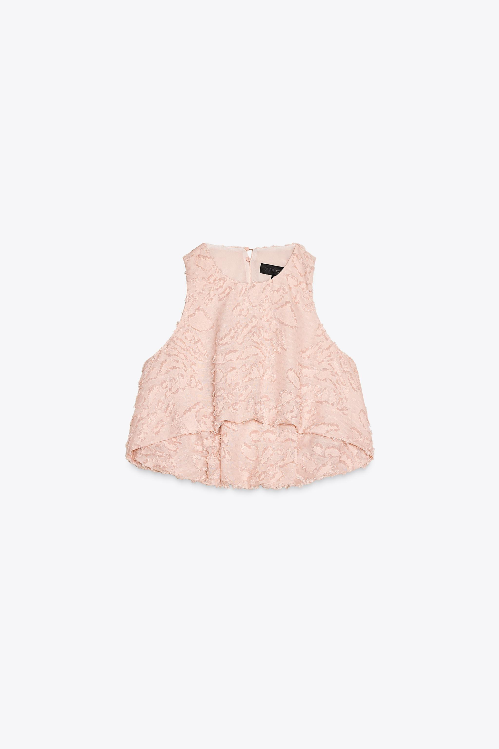 BALLOON TEXTURED TOP | Zara US