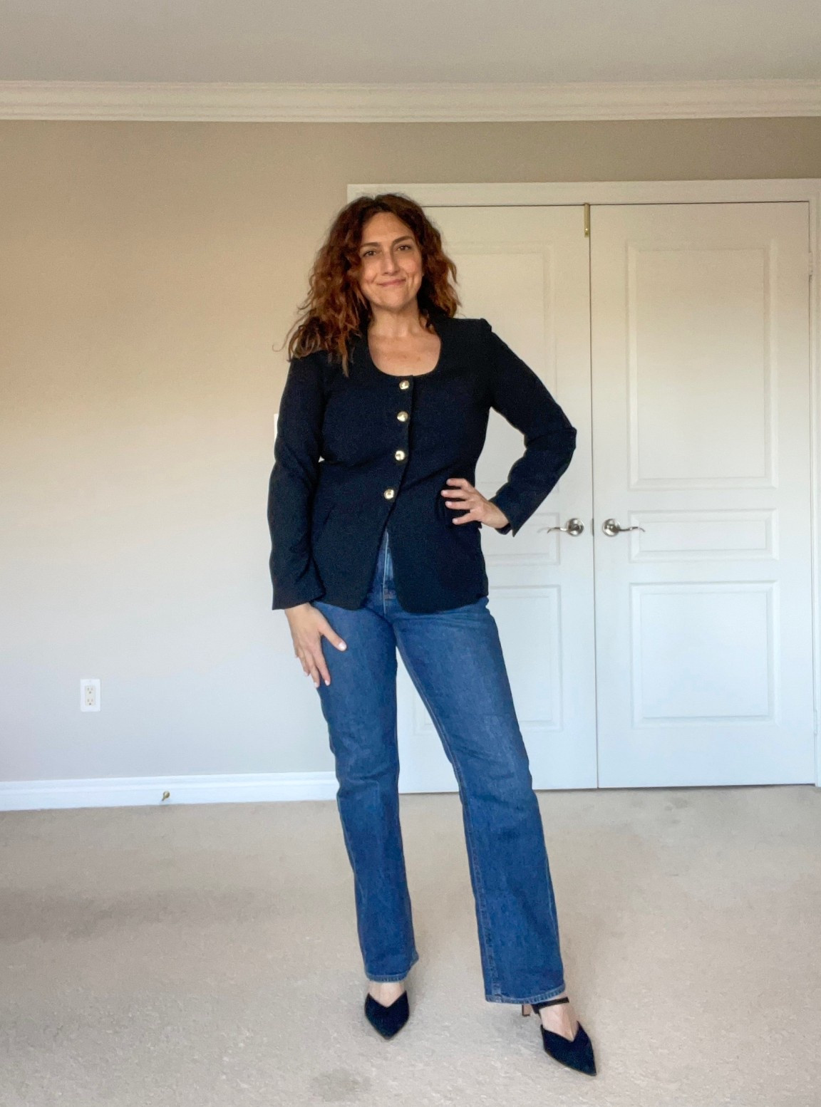 Classic Simple OOTN featuring the jeans I’ve been wearing non stop under $30!!
Wearing a 10 regular 

#LTKmidsize #LTKjeans #LTKover50style