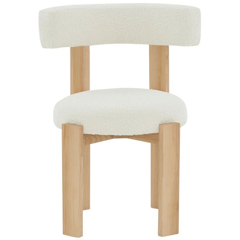 Eugenia Slat Back Side Chair in White | Wayfair North America