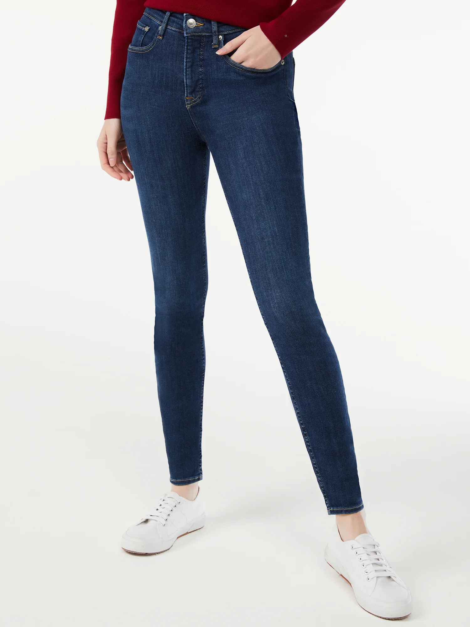Free Assembly Women's High-Rise Jeggings | Walmart (US)