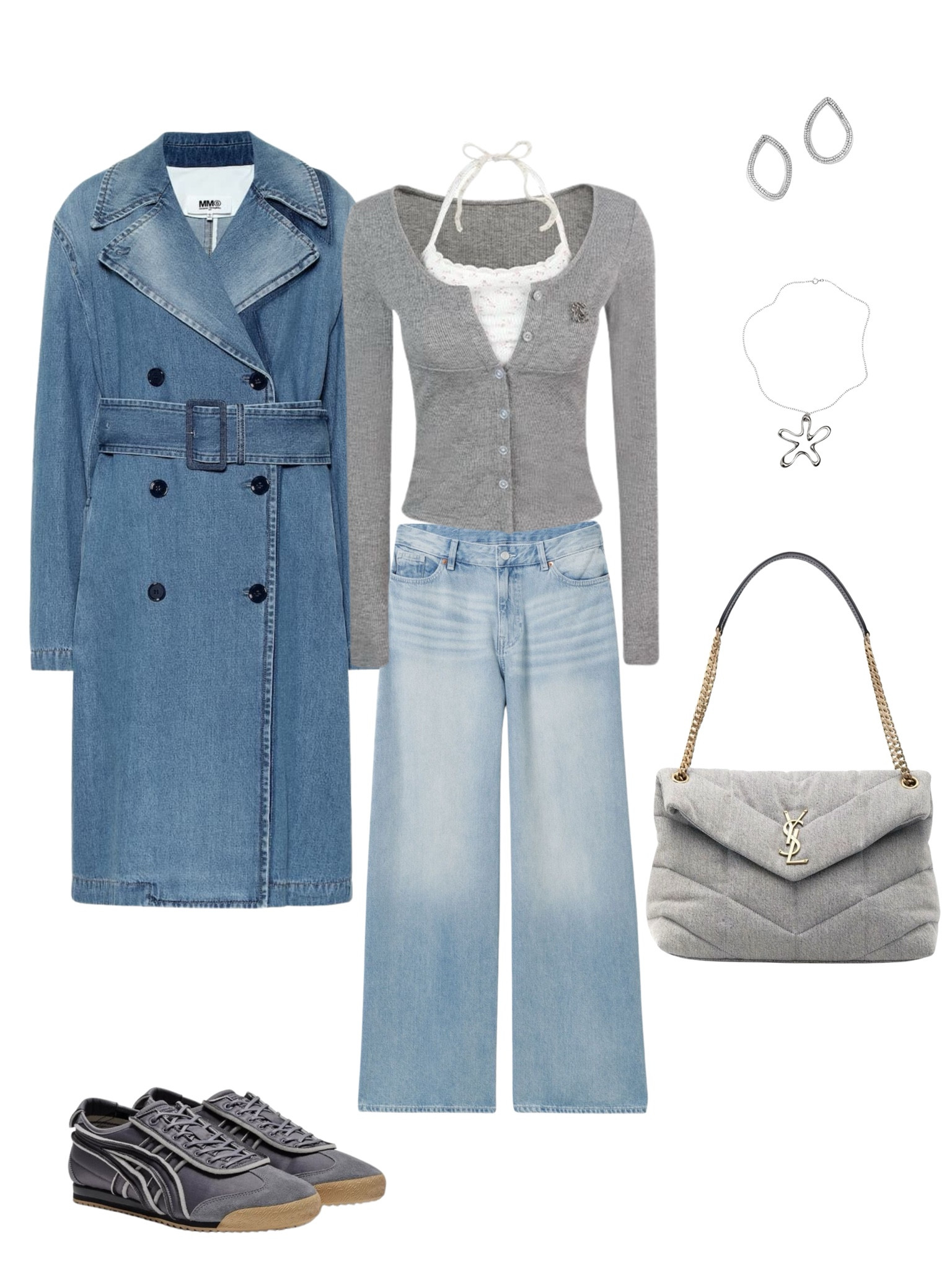 Denim trench coat outfit idea, casual outfit idea, ootd, cozy and warm outfit idea

#LTKSeasonal #LTKShoeCrush #LTKStyleTip