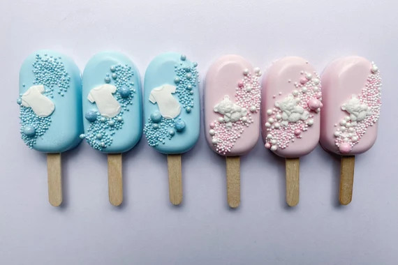 Gender Reveal Cakesicles  Gender Reveal Cakepops  Baby | Etsy | Etsy (US)