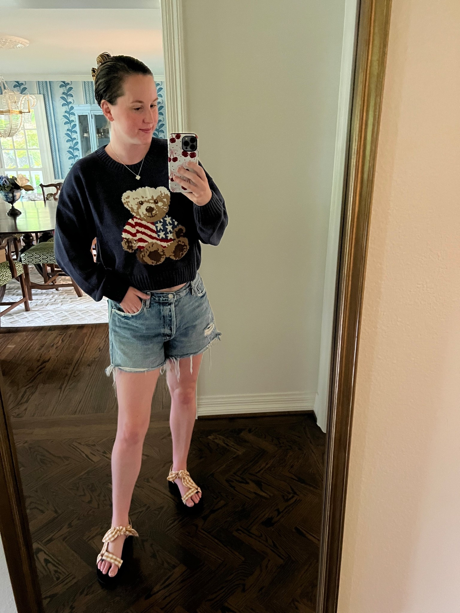 Fourth of July American flag bear sweater under $30! Runs small size up 

#LTKSummerEdit #LTKTravel #LTKSeasonal