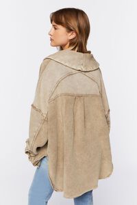 French Terry High-Low Jacket | Forever 21 (US)