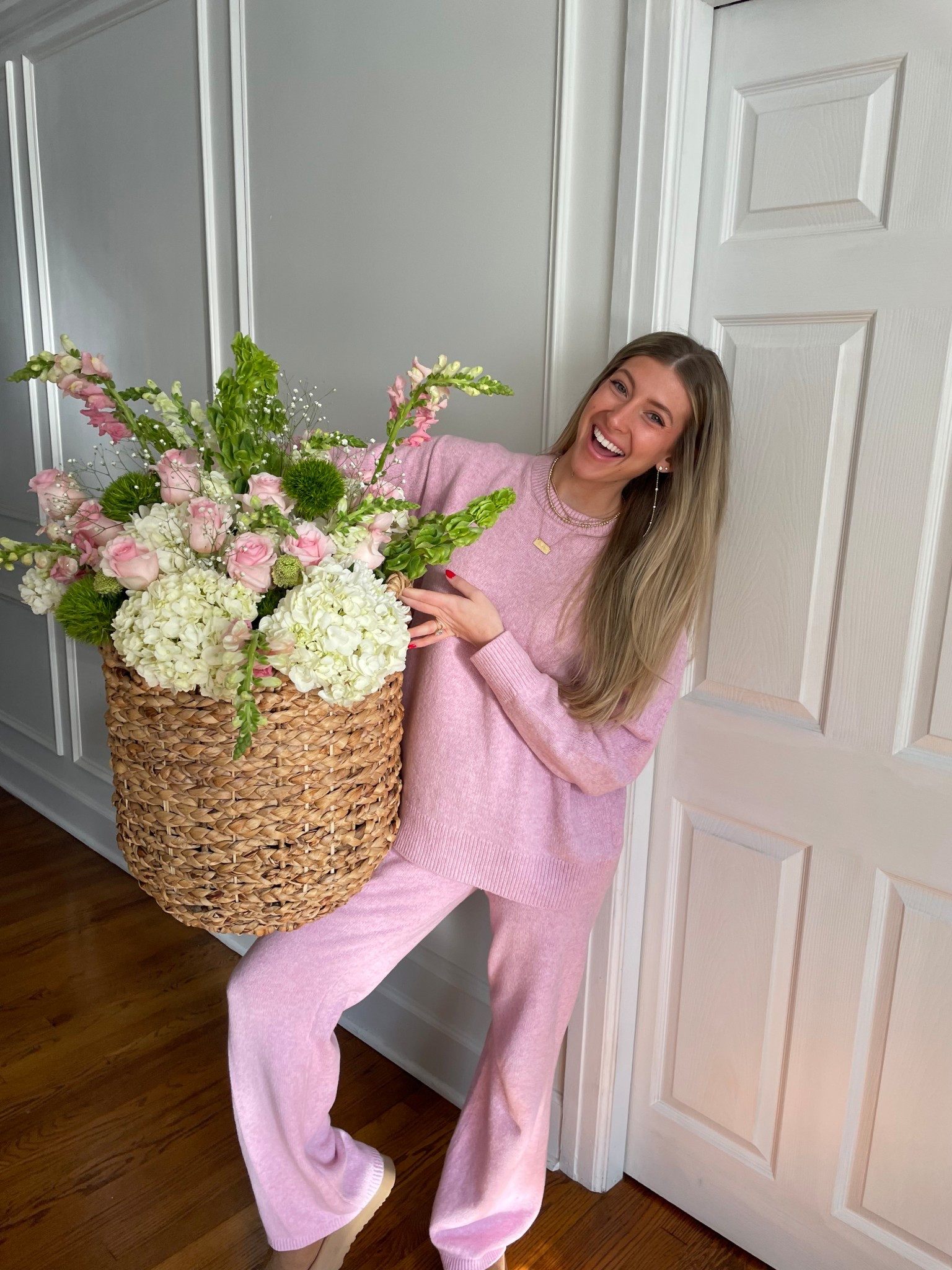 Pink knit set!! Loving this GAP find! I need it in every color!! Also, bump friendly! Ordered an XS in both & all on sale!

#LTKSaleAlert #LTKGiftGuide #LTKootd