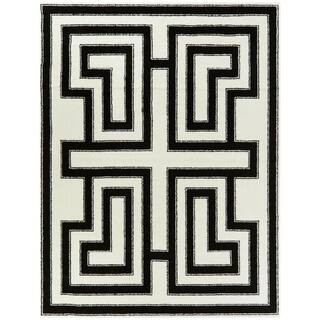 BALTA Vincent White 8 ft. x 10 ft. Art Deco Area Rug 3091446 - The Home Depot | The Home Depot