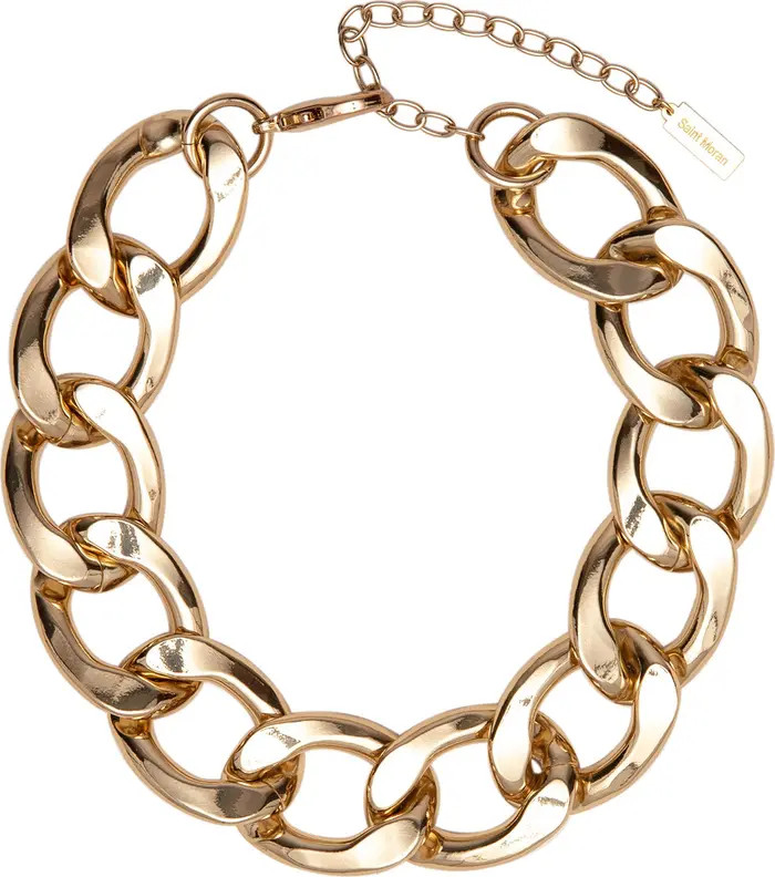 Azlin Curb Chain Collar Necklace | Nordstrom