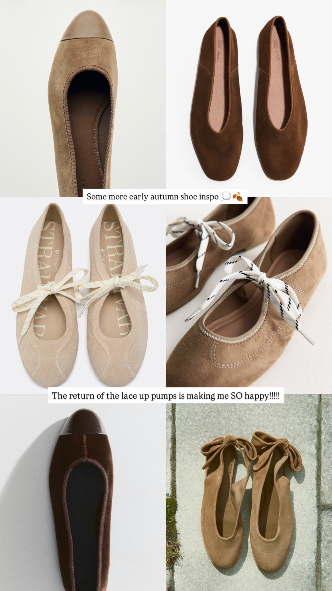 Early autumn shoe inspo & the return of the lace up pumps!!! 🤍🍂

#LTKautumn #LTKstyletip #LTKsummer