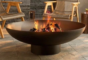 Bayshore Steel Wood Burning Fire Pit | AllModern | Wayfair North America